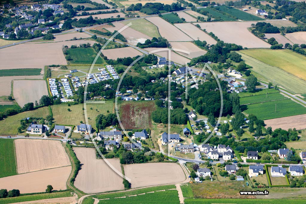 Photo arienne de Cancale (La ville Gueurie)