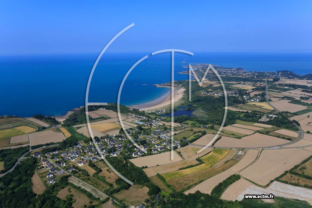 Photo arienne de Cancale (Le Verger)