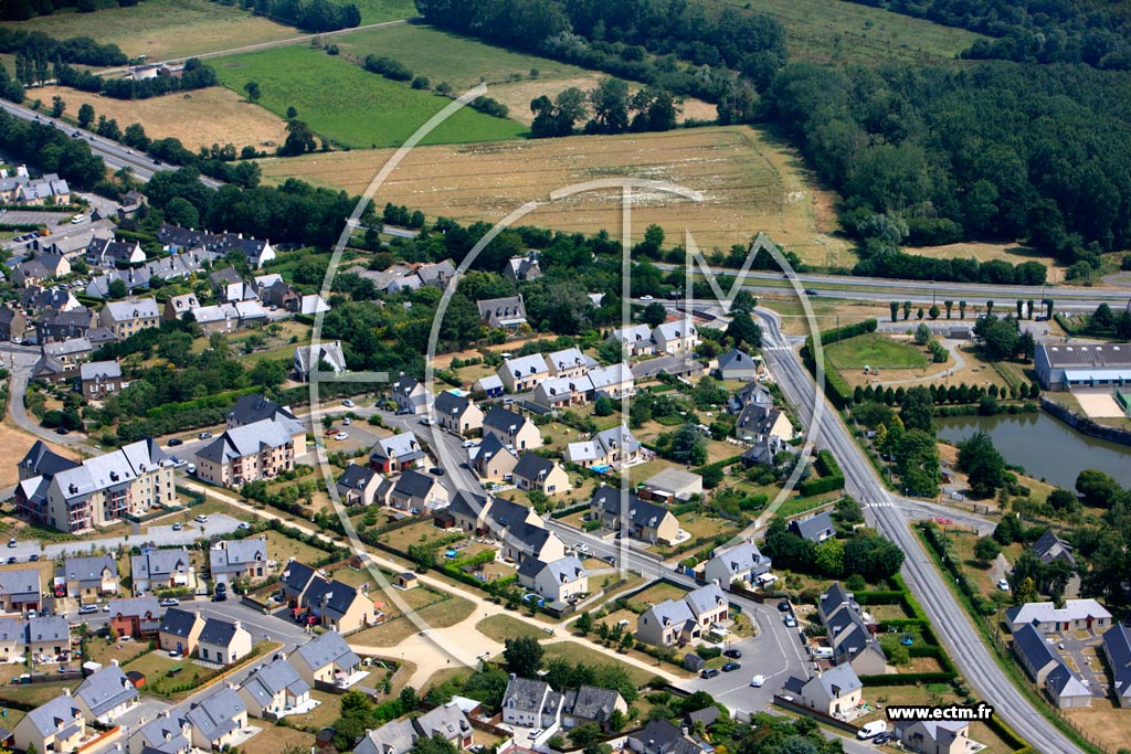 Photo arienne de Chteauneuf-d'Ille-et-Vilaine