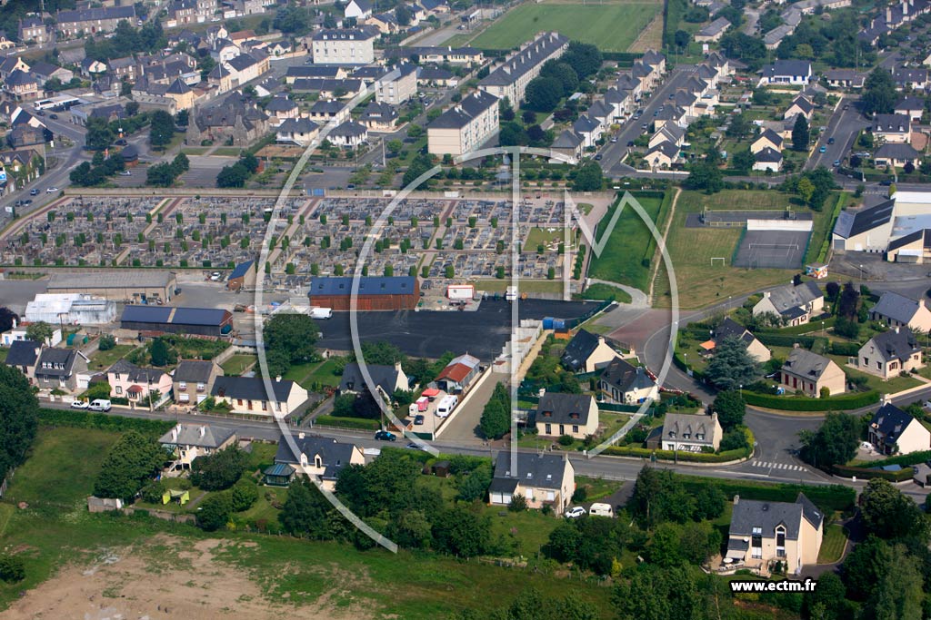 Photo arienne de Dol-de-Bretagne