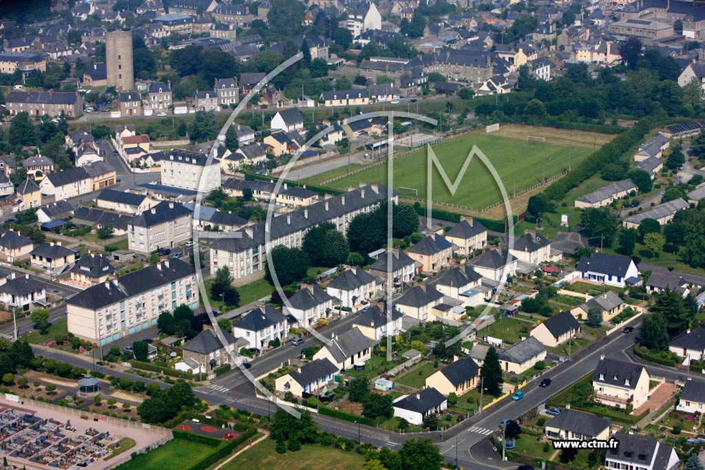 Photo arienne de Dol-de-Bretagne