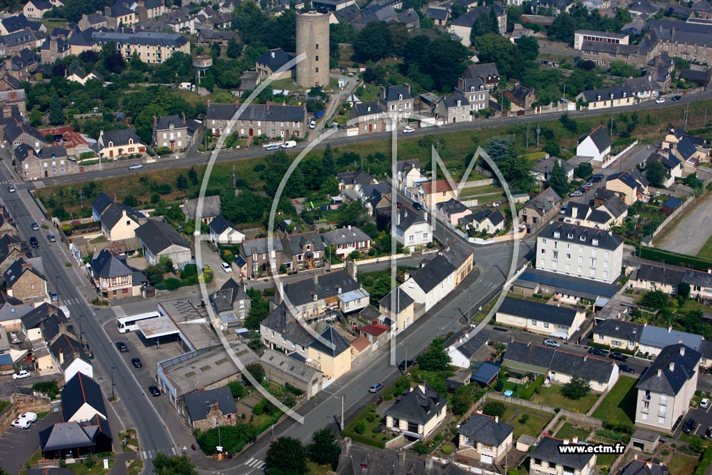 Photo arienne de Dol-de-Bretagne