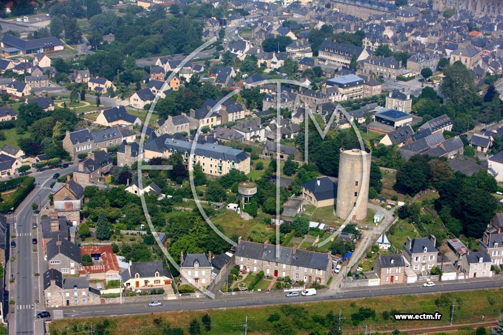 Photo arienne de Dol-de-Bretagne