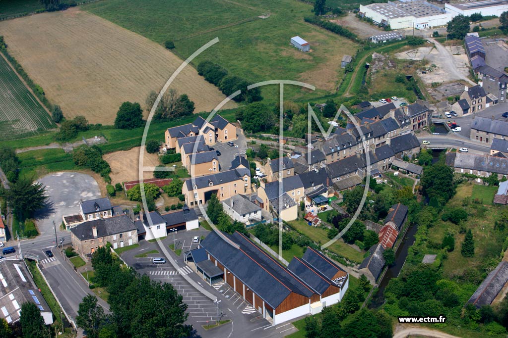Photo arienne de Dol-de-Bretagne