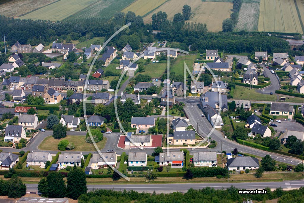 Photo arienne de Dol-de-Bretagne