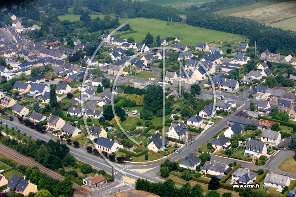 Photo arienne de Dol-de-Bretagne
