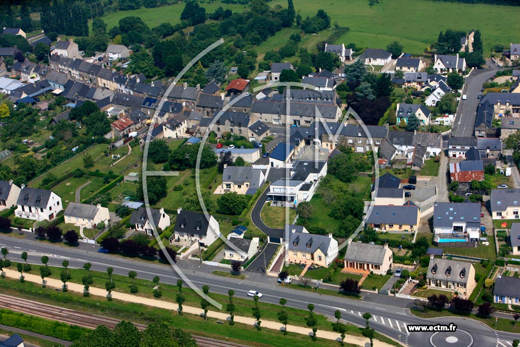 Photo arienne de Dol-de-Bretagne