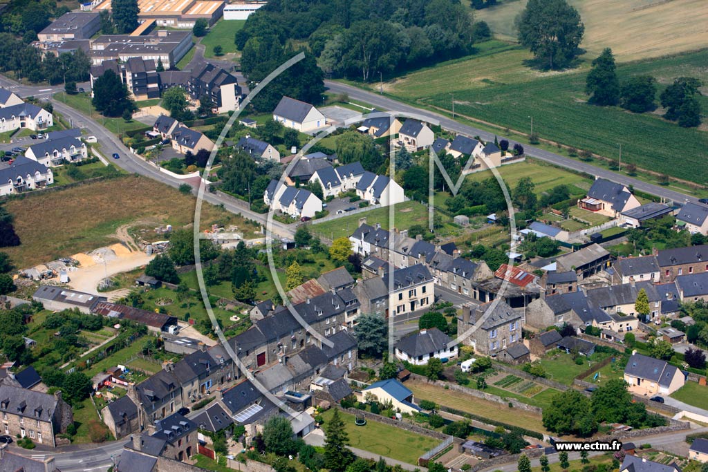 Photo arienne de Dol-de-Bretagne (L'Abbaye)