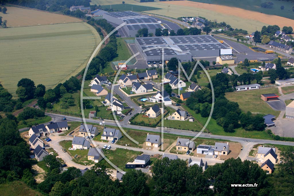 Photo arienne de Dol-de-Bretagne (L'Abbaye)