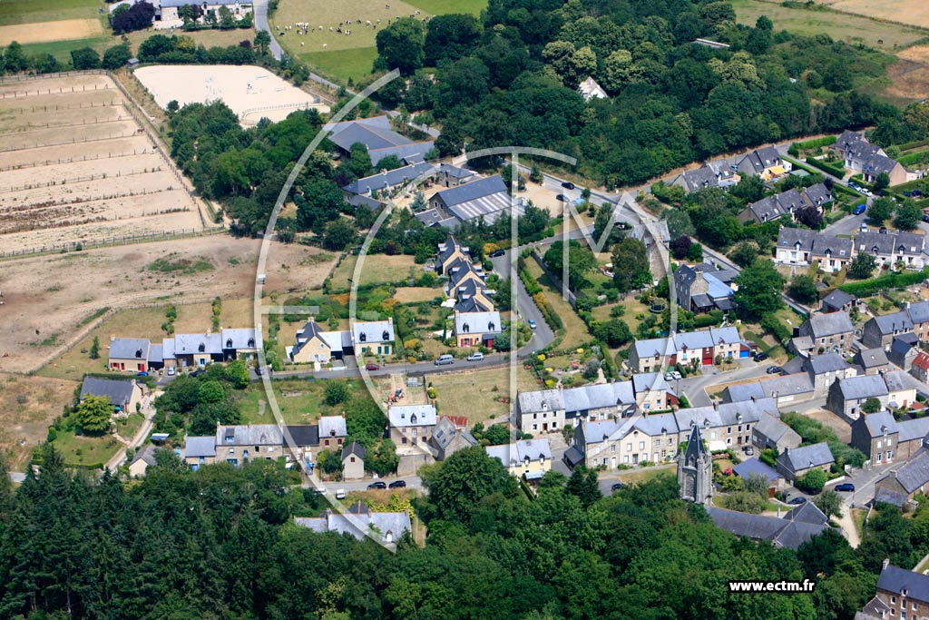 Photo arienne de La Ville-s-Nonais