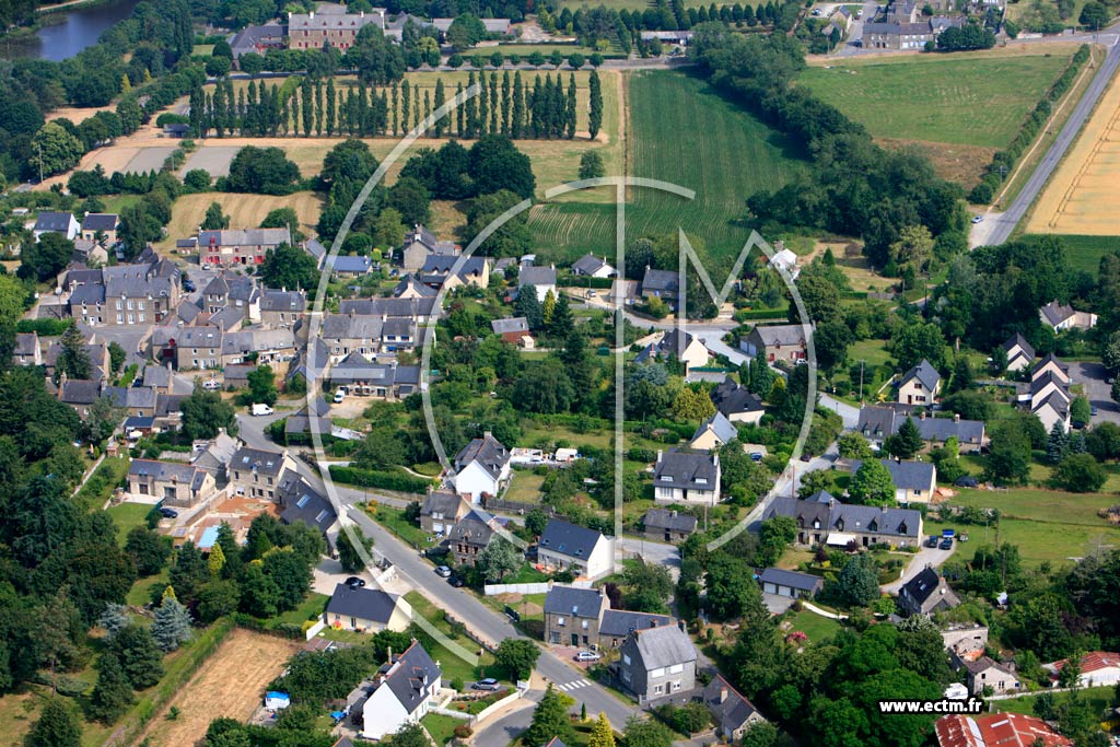 Photo arienne de Le Tronchet