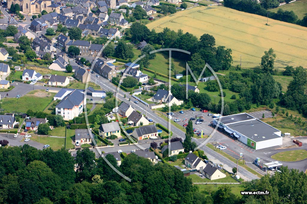 Photo arienne de Miniac-Morvan