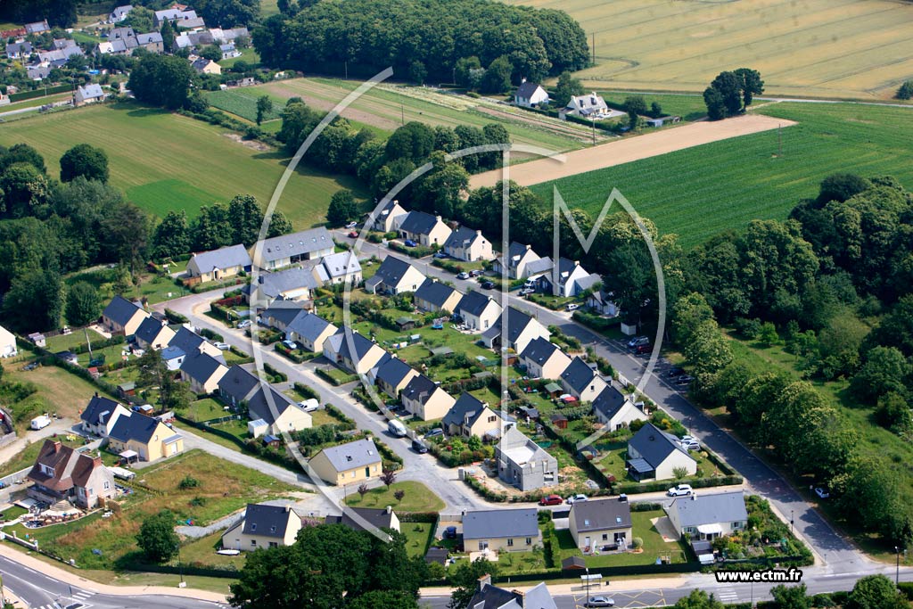 Photo arienne de Miniac-Morvan