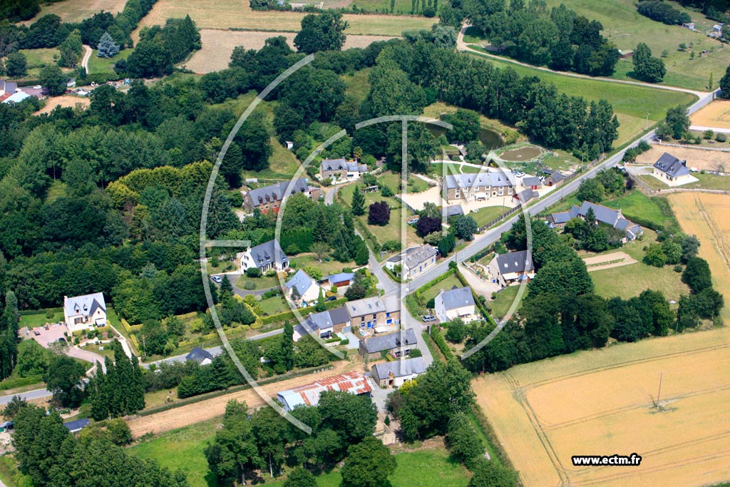 Photo arienne de Miniac-Morvan (La Mtrie)