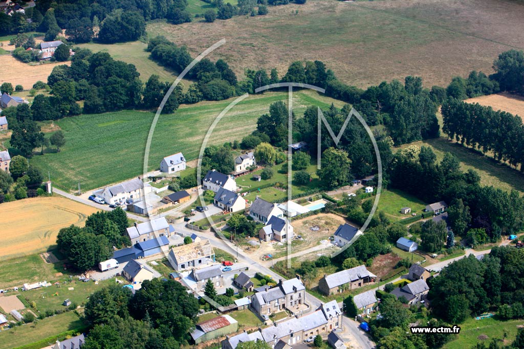 Photo arienne de Miniac-Morvan (La ville Aubry)