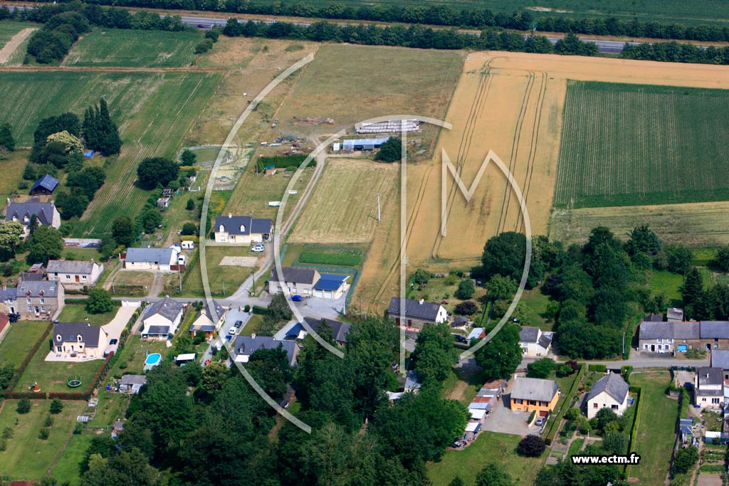 Photo arienne de Miniac-Morvan (Le Hervelin)