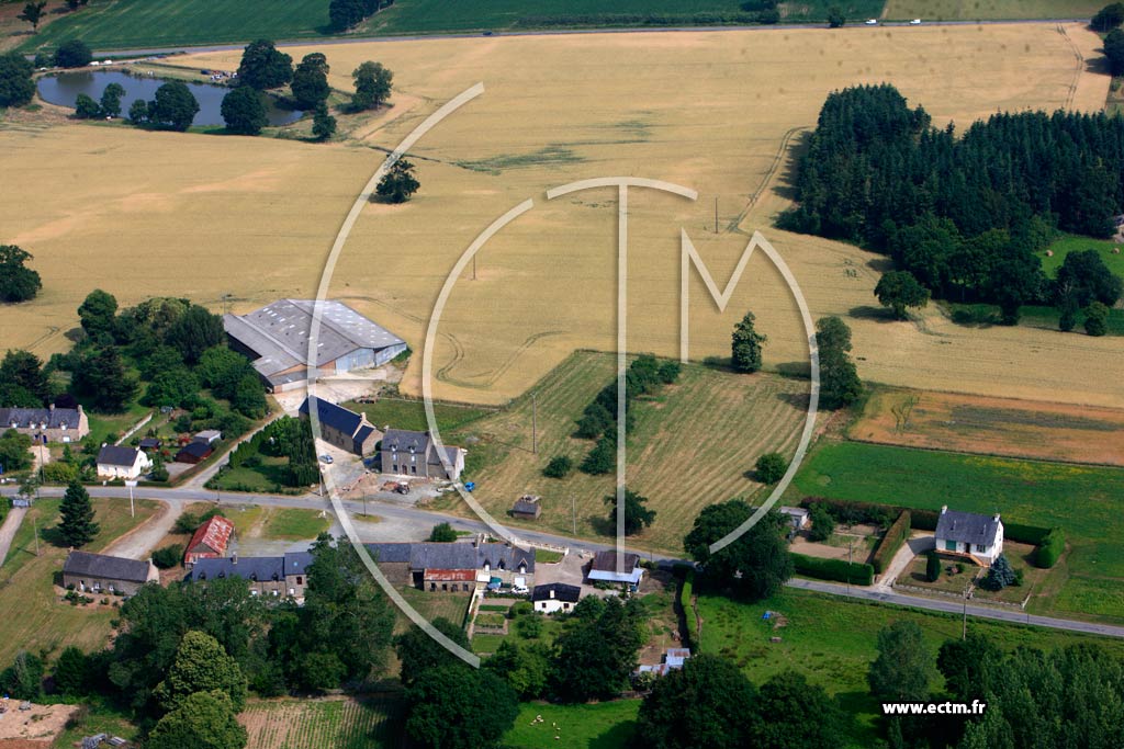 Photo arienne de Miniac-Morvan (Le Rocher)