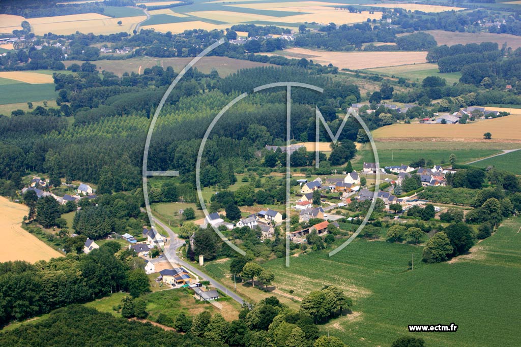 Photo arienne de Plerguer (La ville Buisson)
