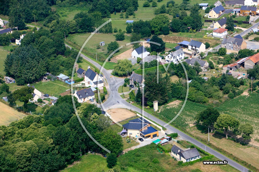 Photo arienne de Plerguer (La ville Buisson)