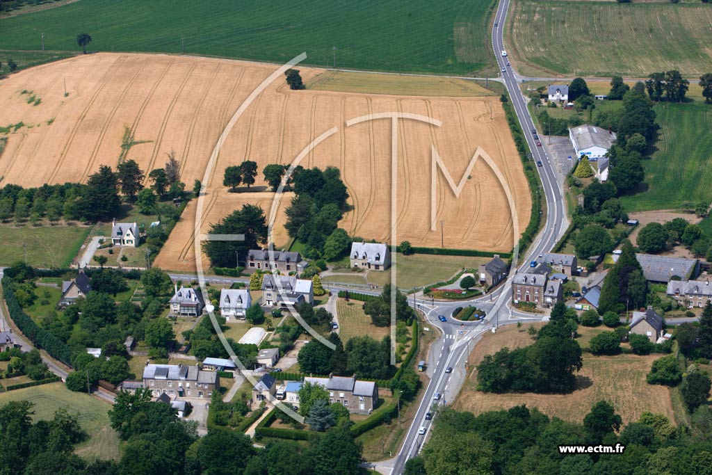 Photo arienne de Pleslin-Trigavou (La Rougerais)