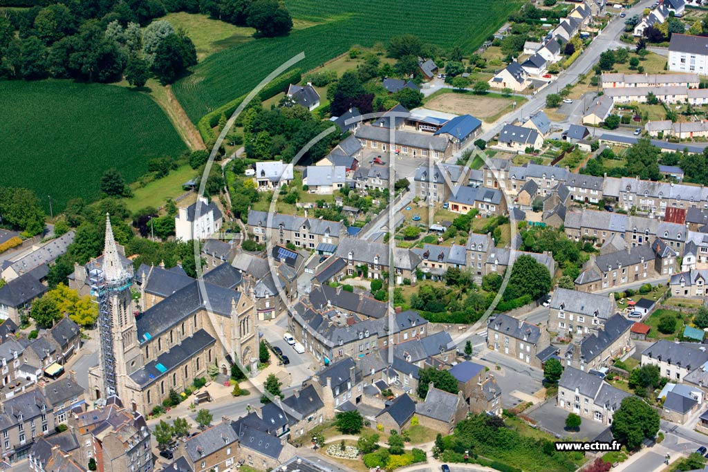Photo arienne de Pleudihen-sur-Rance