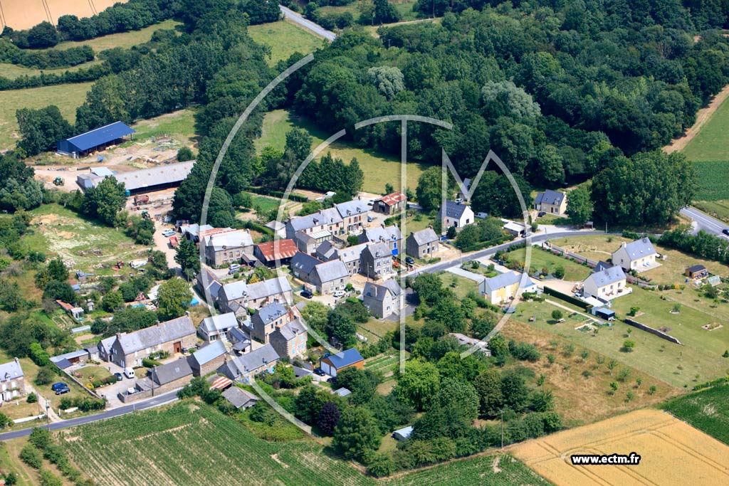 Photo arienne de Pleudihen-sur-Rance (Cains)