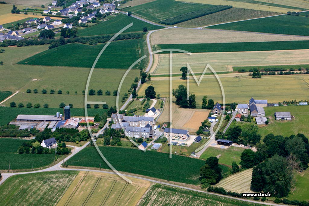 Photo arienne de Pleudihen-sur-Rance (La ville au Vif)