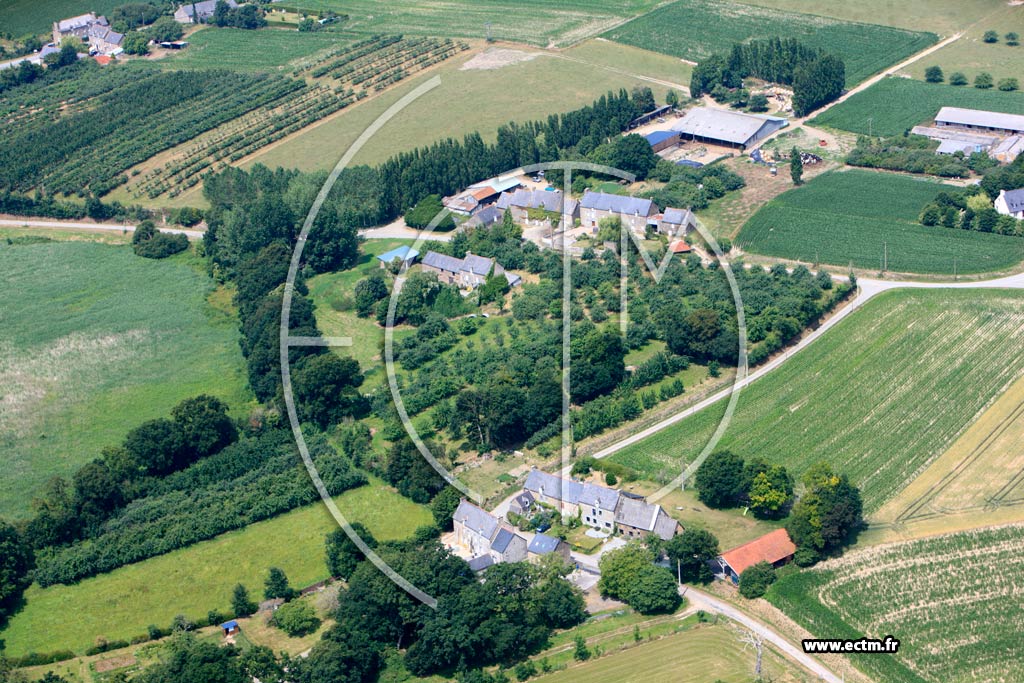 Photo arienne de Pleudihen-sur-Rance (La ville Hue)