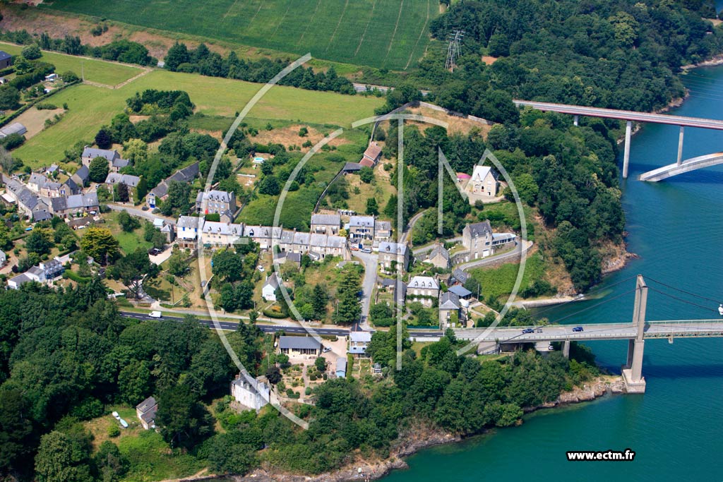 Photo arienne de Plour-sur-Rance (Le Pont Saint-Hubert)