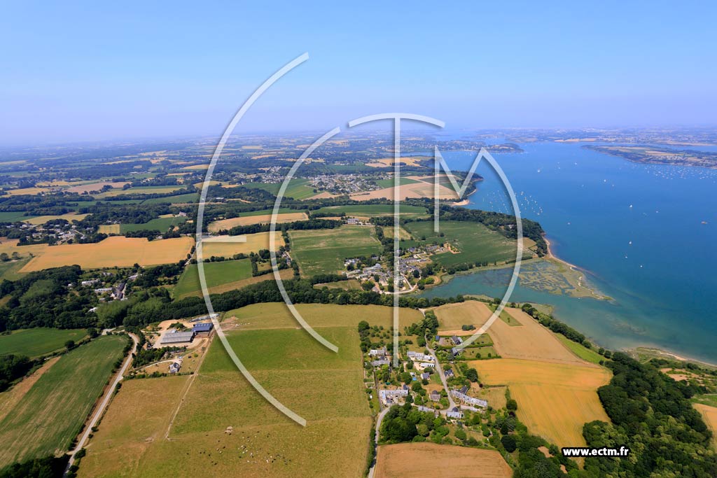 Photo arienne de Plour-sur-Rance (Lizenais)