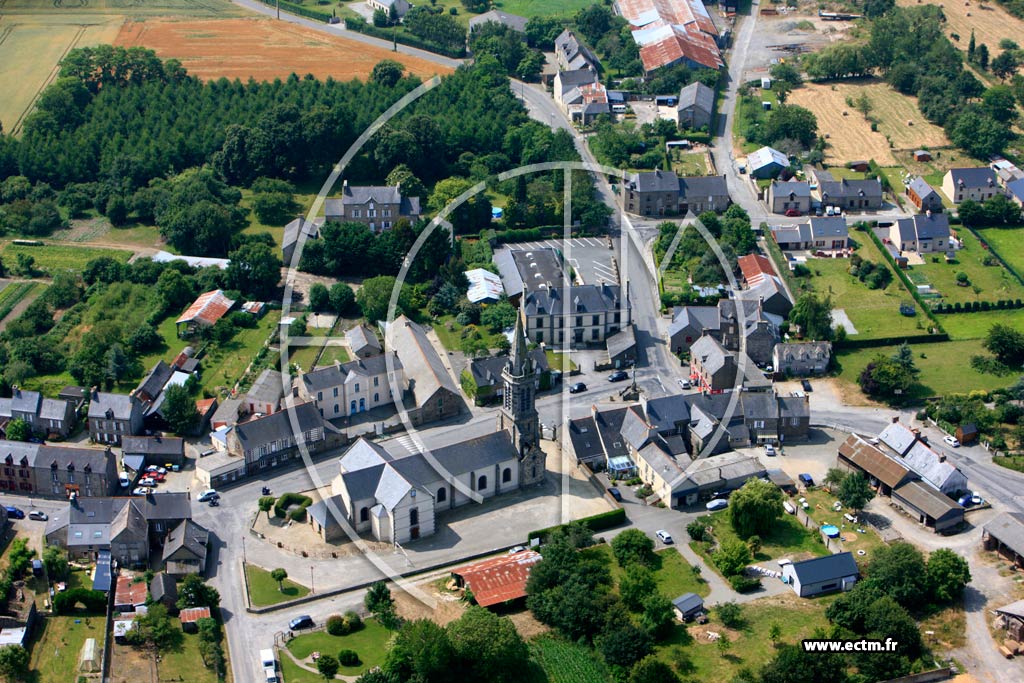 Photo arienne de Roz-Landrieux