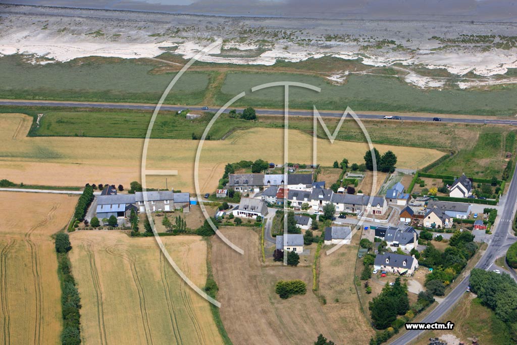 Photo arienne de Saint-Benot-des-Ondes (Pont Benot)