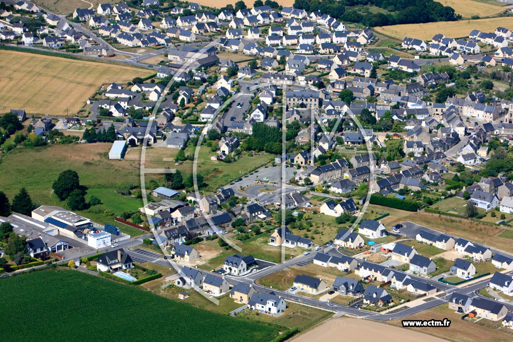 Photo arienne de Saint-Coulomb