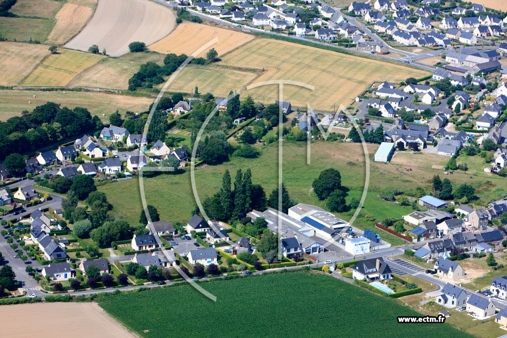Photo arienne de Saint-Coulomb