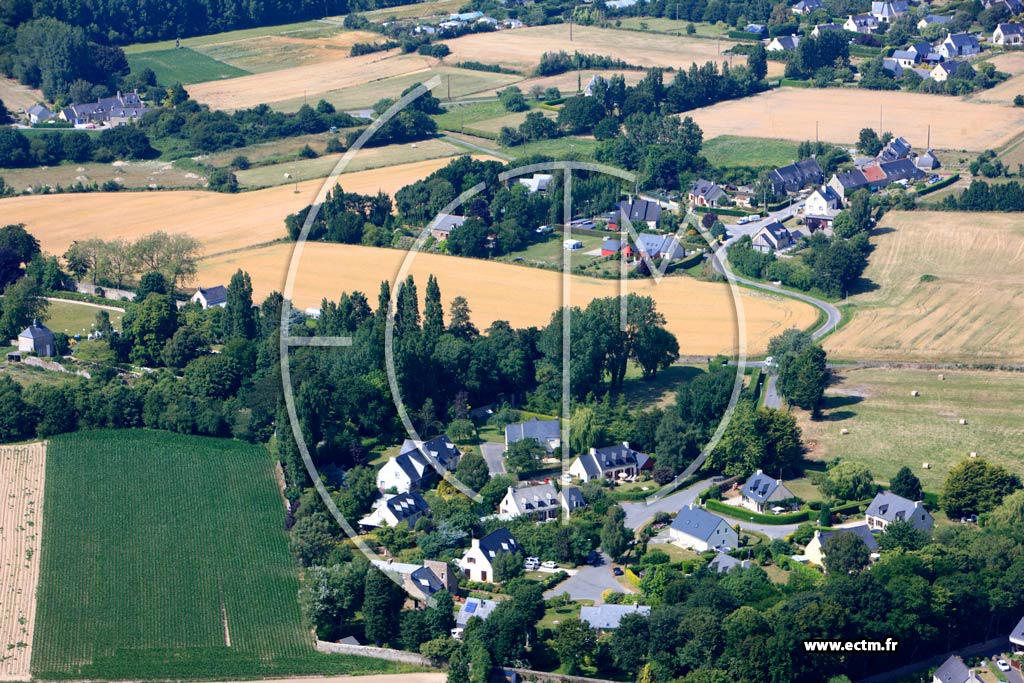 Photo arienne de Saint-Coulomb