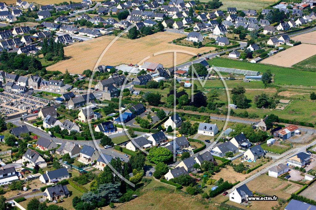 Photo arienne de Saint-Coulomb