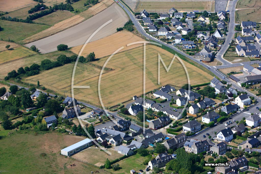Photo arienne de Saint-Coulomb