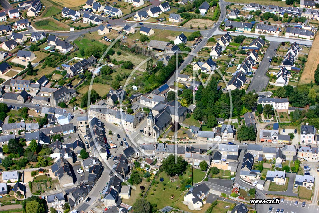 Photo arienne de Saint-Coulomb