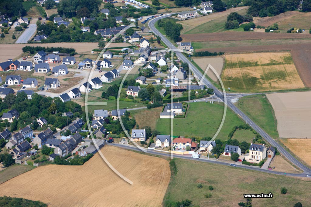 Photo arienne de Saint-Coulomb (La Guimorais)