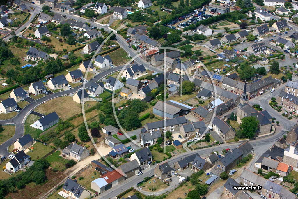 Photo arienne de Saint-Guinoux