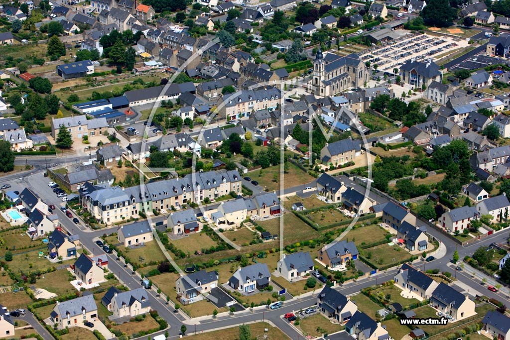 Photo arienne de Saint-Jouan-des-Gurets