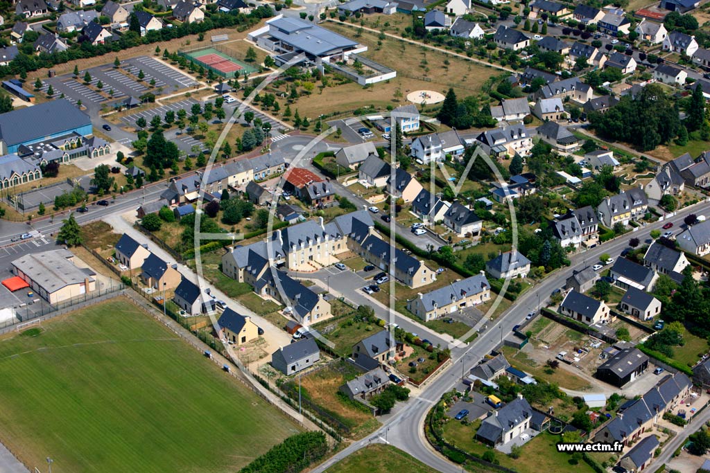 Photo arienne de Saint-Jouan-des-Gurets