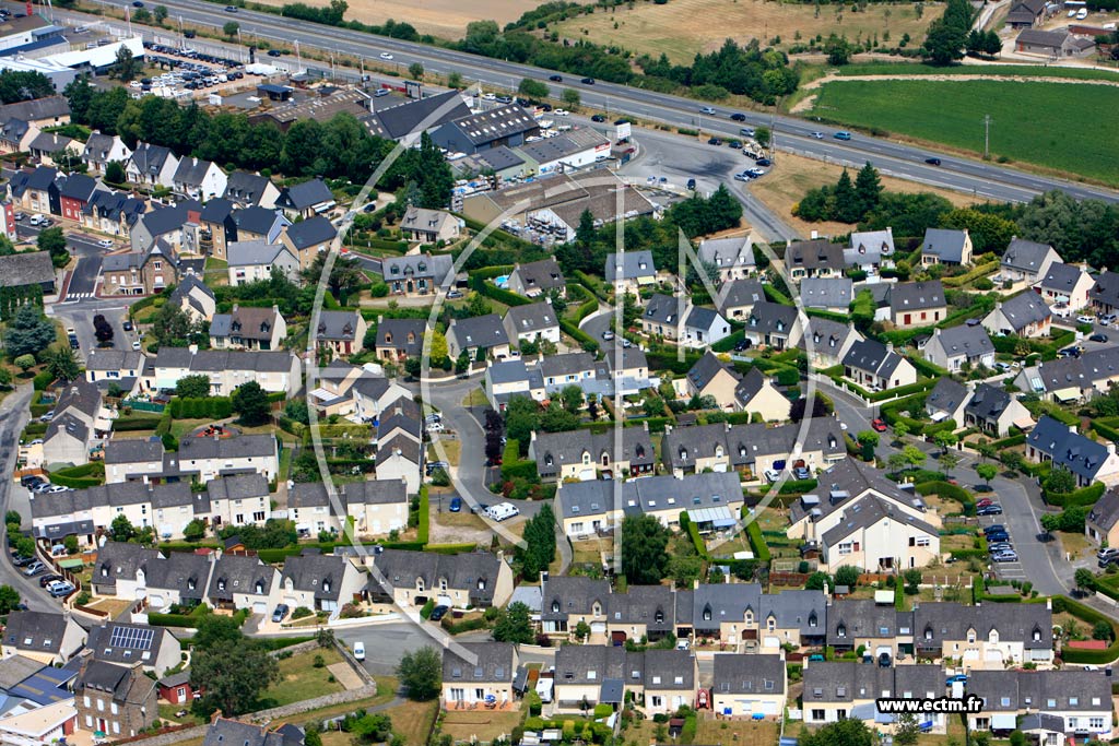 Photo arienne de Saint-Jouan-des-Gurets
