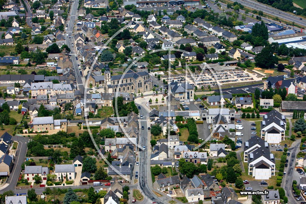 Photo arienne de Saint-Jouan-des-Gurets