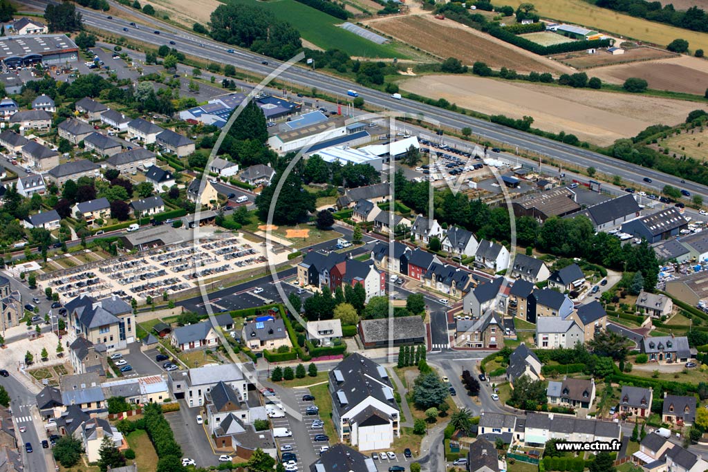 Photo arienne de Saint-Jouan-des-Gurets