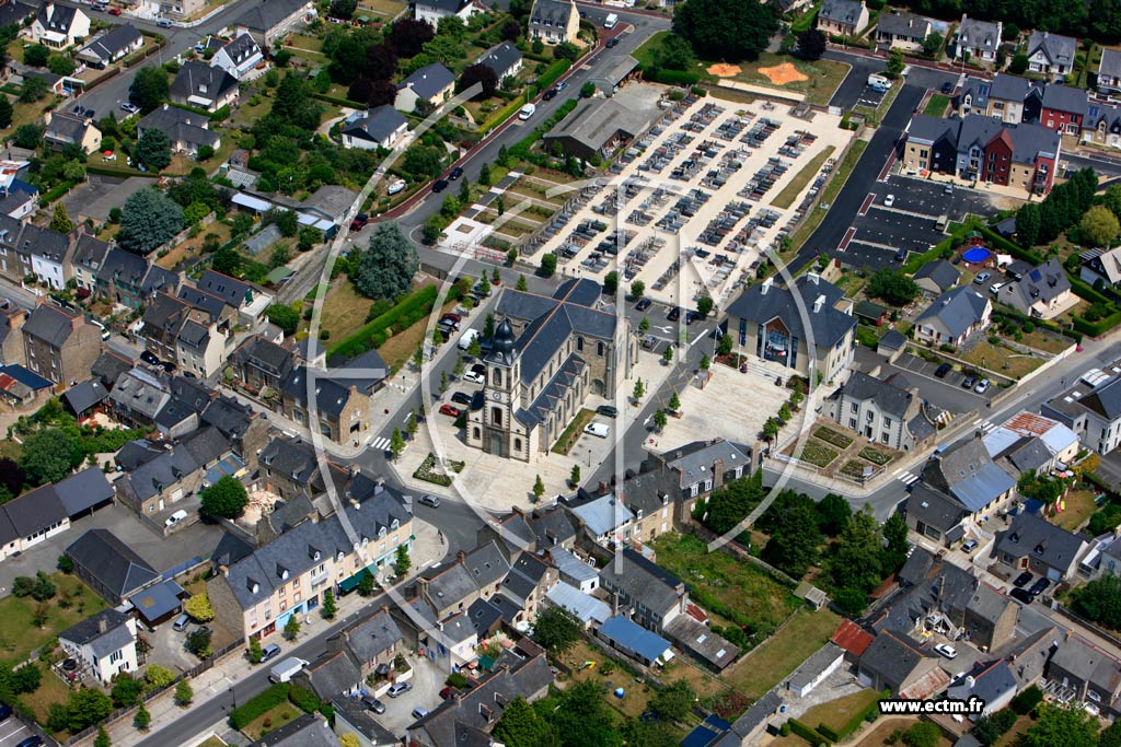 Photo arienne de Saint-Jouan-des-Gurets