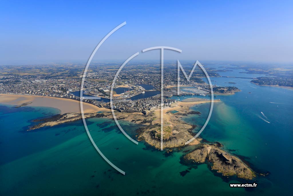 Photo arienne de Saint-Malo