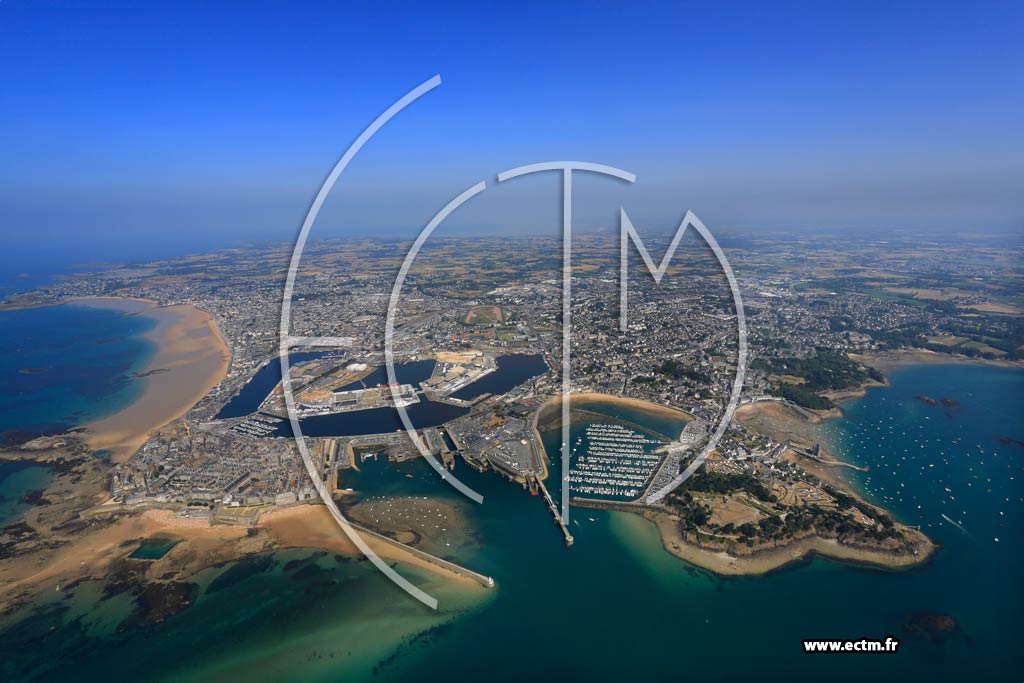 Photo arienne de Saint-Malo