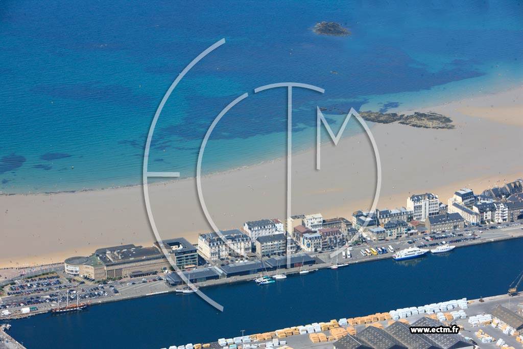 Photo arienne de Saint-Malo (Chausse du Sillon)