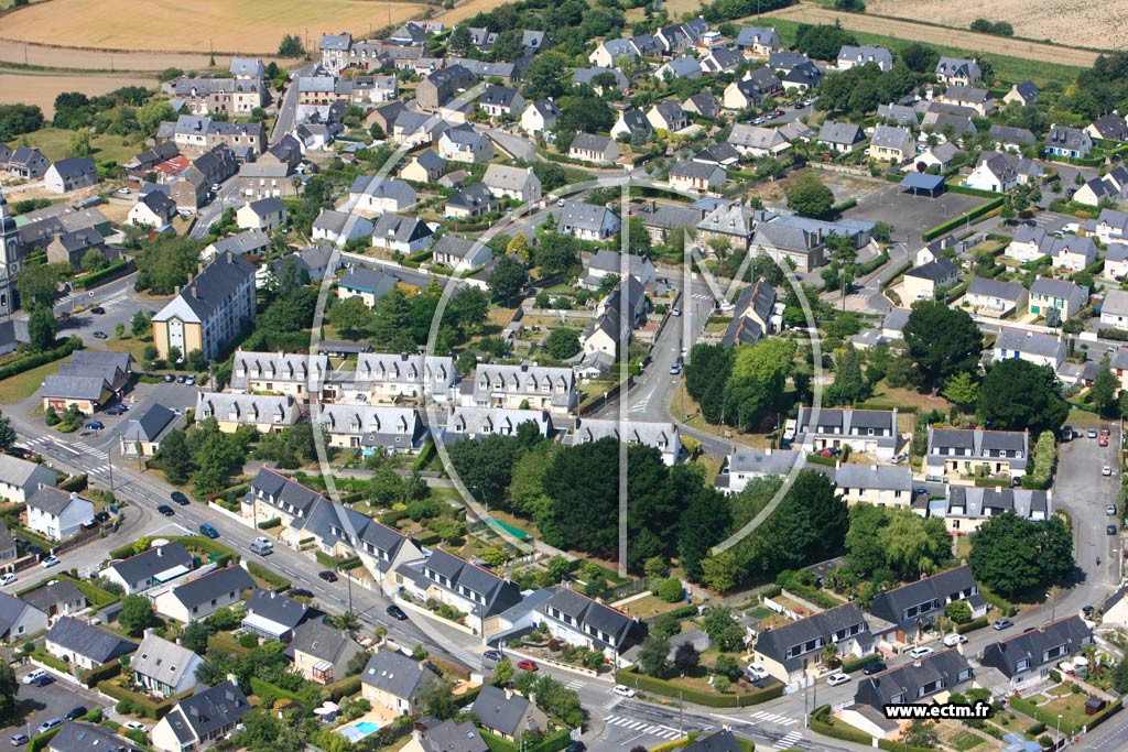 Photo arienne de Saint-Malo (Chteau Malo)